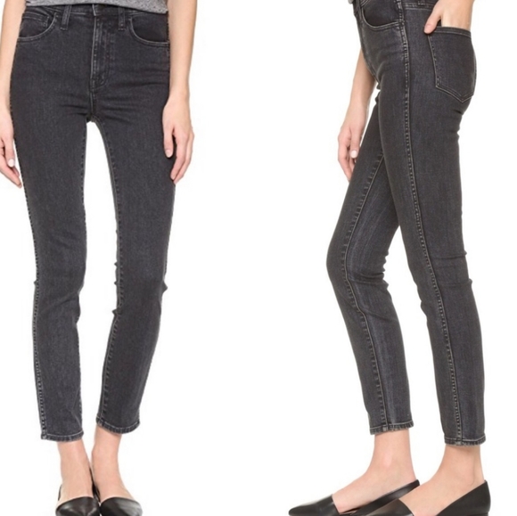 Madewell Denim - Madewell 9" High Riser Black Skinny Skinny Jeans, Size 30T
